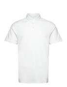 Bs Monir Regular Fit Polo Shirt Tops Polos Short-sleeved White Bruun & Stengade
