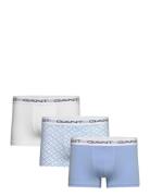 G Pattern Trunk 3-Pack Boxershorts Blue GANT