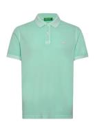 H/S Polo Shirt Tops Polos Short-sleeved Green United Colors Of Benetton