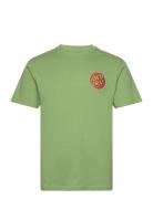 Classic Dot Chest T-Shirt Tops T-Kortærmet Skjorte Green Santa Cruz
