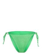 Beaded Crochet Bikini Bottoms Swimwear Bikinis Bikini Bottoms Side-tie Bikinis Green Mango