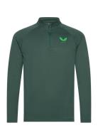 Lightweight 1/4 Zip Tops Sweatshirts & Hoodies Fleeces & Midlayers Green Castore