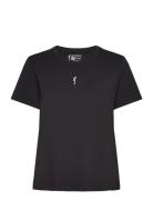 Women’s Relaxed T-Shirt Tops T-shirts & Tops Short-sleeved Black RS Sports