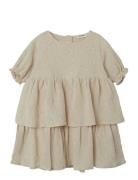 Nmffauna Ss Loose Dress Lil Dresses & Skirts Dresses Partydresses Beige Lil'Atelier