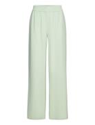 Vmcarmen Hr Wide Pull-On Pant Noos Bottoms Trousers Wide Leg Green Vero Moda