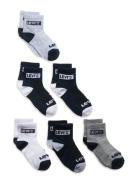 Levi's® Core Ankle Length Socks 6-Pack Sokker Strømper Multi/patterned Levi's