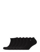 Cushi D Low-Cut-Sock 6-Pack Ankelstrømper Korte Strømper Black Polo Ralph Lauren Underwear