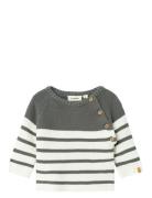 Nbmkadin Ls Wrap Knit Lil Tops Knitwear Pullovers Multi/patterned Lil'Atelier