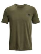 Ua M Sportstyle Lc Ss Sport T-Kortærmet Skjorte Khaki Green Under Armour