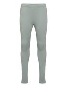 Leggings Basic Brushed Inside Bottoms Leggings Green Lindex