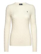 Cable-Knit Wool-Cashmere Sweater Tops Knitwear Jumpers Cream Polo Ralph Lauren