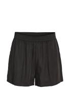 Nmleilani Hw Tencel Shorts Fwd Bottoms Shorts Casual Shorts Black NOISY MAY