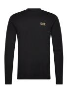 T-Shirt Tops T-Langærmet Skjorte Black EA7