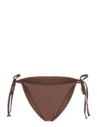 Highshine Bikini Brief Swimwear Bikinis Bikini Bottoms Side-tie Bikinis Brown Gina Tricot