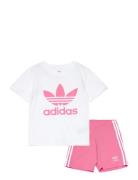 Short Tee Set Sets Sets With Short-sleeved T-shirt Pink Adidas Originals