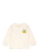 Tnsjuzz L_S Tee Tops T-shirts Long-sleeved T-Skjorte Cream The New