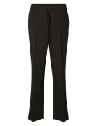 Slfvinnie Hw Pant Noos Bottoms Trousers Straight Leg Black Selected Femme