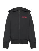 J Sw Zne Fz Hd Tops Sweatshirts & Hoodies Hoodies Black Adidas Sportswear