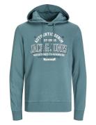 Jjelogo Sweat Hood 2 Col 24/25 Noos Tops Sweatshirts & Hoodies Hoodies Blue Jack & J S