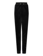 Diamante Velour Slim Joggers Bottoms Sweatpants Black Juicy Couture