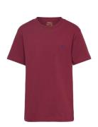 Cotton Jersey Crewneck Tee Tops T-Kortærmet Skjorte Red Ralph Lauren Kids