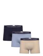 Classic Stretch-Cotton Trunk 3-Pack Boxershorts Navy Polo Ralph Lauren Underwear