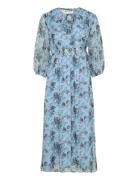 Dinah - Dress Knælang Kjole Blue Claire Woman