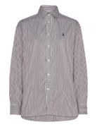 120/2 Yd Ctn Pw-Lsl-Bls Tops Shirts Long-sleeved Brown Polo Ralph Lauren