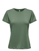 Onpcarmen On Ss Reg Tee Noos Sport T-shirts & Tops Short-sleeved Green Only Play