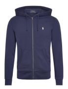 Loopback Fleece Full-Zip Hoodie Tops Sweatshirts & Hoodies Hoodies Navy Polo Ralph Lauren