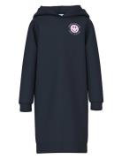 Nkfvalona Ls Long Boxy Sweat Wh Unb Dresses & Skirts Dresses Casual Dresses Long-sleeved Casual Dresses Navy Name It