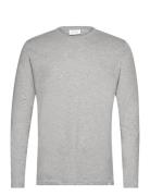 Nørregaard Ls T-Shirt Tonal Tops T-Langærmet Skjorte Grey Les Deux