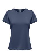 Onpcarmen On Ss Reg Tee Noos Sport T-shirts & Tops Short-sleeved Navy Only Play