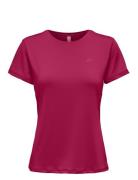 Onpcarmen On Ss Reg Tee Noos Sport T-shirts & Tops Short-sleeved Red Only Play