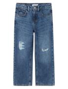 Nkfrose Hw Wide Jeans 1411-Be Noos Bottoms Jeans Wide Jeans Blue Name It