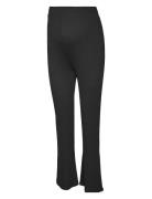 Mlbrynja Flare Jersey Legging A. Noos Bottoms Trousers Flared Black Mamalicious