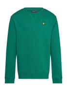 Crew Neck Sweatshirt Tops Sweatshirts & Hoodies Sweatshirts Green Lyle & Scott