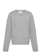 Vmdoffy Ls O-Neck Blouse Ga Noos Girl Tops Knitwear Pullovers Grey Vero Moda Girl