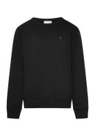 Regular Badge Crew Neck Sweat - Got Tops Sweatshirts & Hoodies Sweatshirts Black Knowledge Cotton Apparel