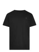 Regular Fit Badge T-Shirt - Gots/Ve Tops T-Kortærmet Skjorte Black Knowledge Cotton Apparel