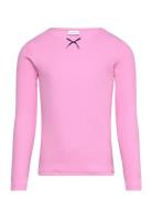 Nkffi A Ls Slim Top Tops T-shirts Long-sleeved T-Skjorte Pink Name It