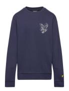 3D Eagle Graphic Sweatshirt Tops Sweatshirts & Hoodies Sweatshirts Navy Lyle & Scott