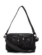 Ellie Recycled Canvas Bags Small Shoulder Bags-crossbody Bags Black Nunoo