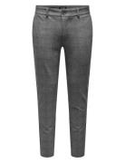 Onsmark Slim Check Pants 9887 Noos Bottoms Trousers Formal Grey ONLY & SONS