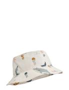 Damon Printed Bucket Hat Accessories Headwear Hats Bucket Hats Cream Liewood