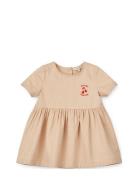 Livia Baby Dress Dresses & Skirts Dresses Casual Dresses Short-sleeved Casual Dresses Pink Liewood