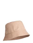 Salva Stripe Bucket Hat Accessories Headwear Hats Bucket Hats Coral Liewood