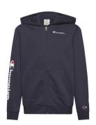 Hooded Full Zip Sweatshirt Sport Sweatshirts & Hoodies Hoodies Navy Champion