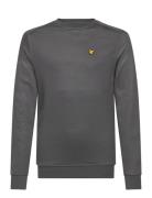 Fly Fleece Crew Tops T-shirts Long-sleeved T-Skjorte Grey Lyle & Scott