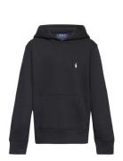 Fleece Hoodie Tops Sweatshirts & Hoodies Hoodies Black Ralph Lauren Kids